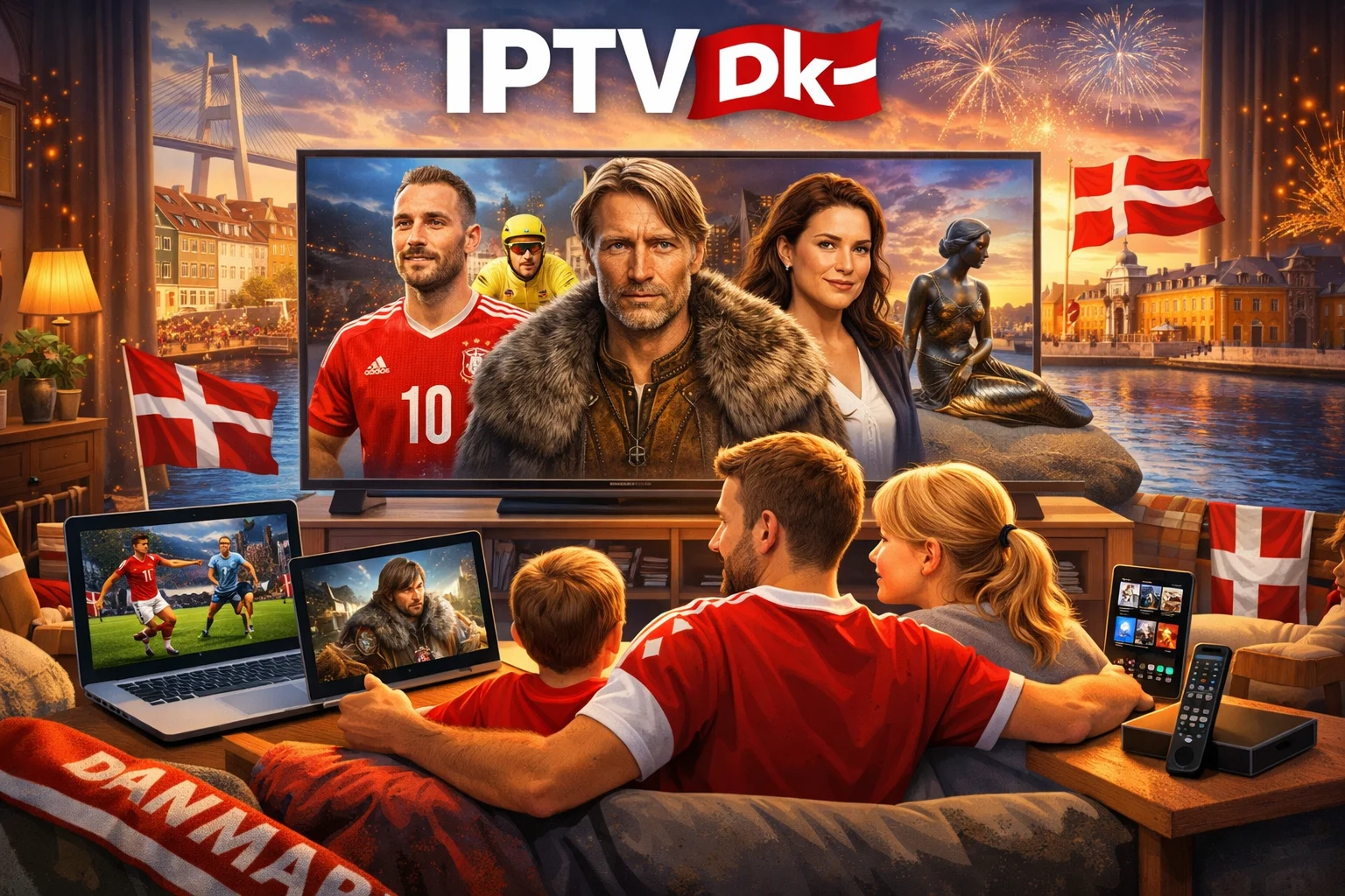 IPTV Danmark – stream 50.000+ kanaler i 4K Ultra HD på alle enheder